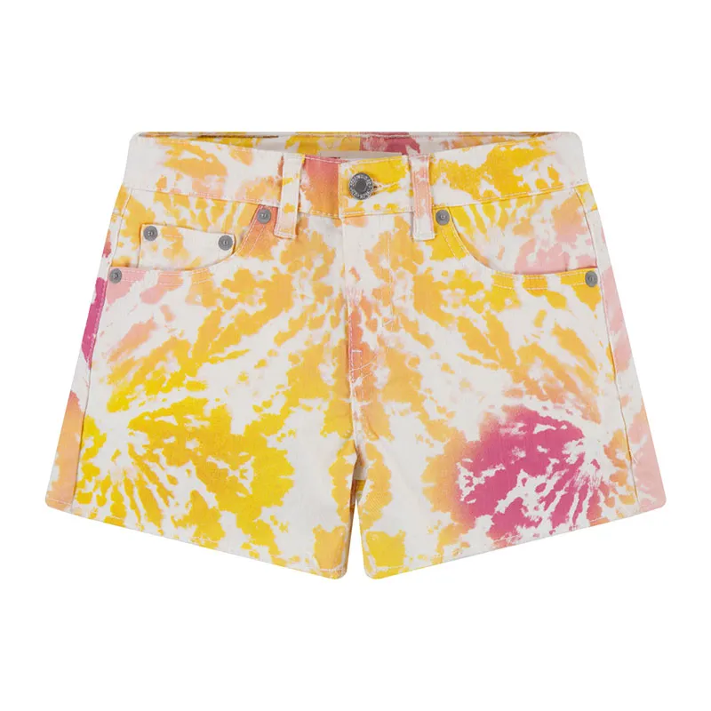 Jean Tie Dye Girlfriend Junior - White alyssum-1