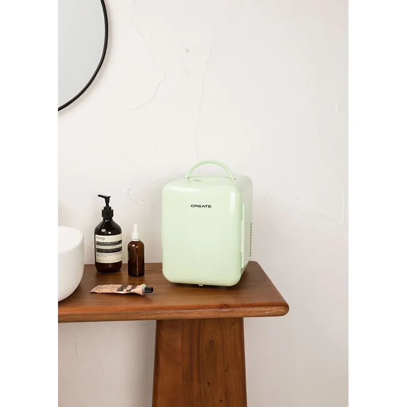Mini-frigo à cosmétiques 4L  chaud/froid - Vert-2