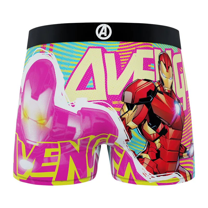 4 Boxers Garçon Marvel - Rose/Bleu/Violet-2