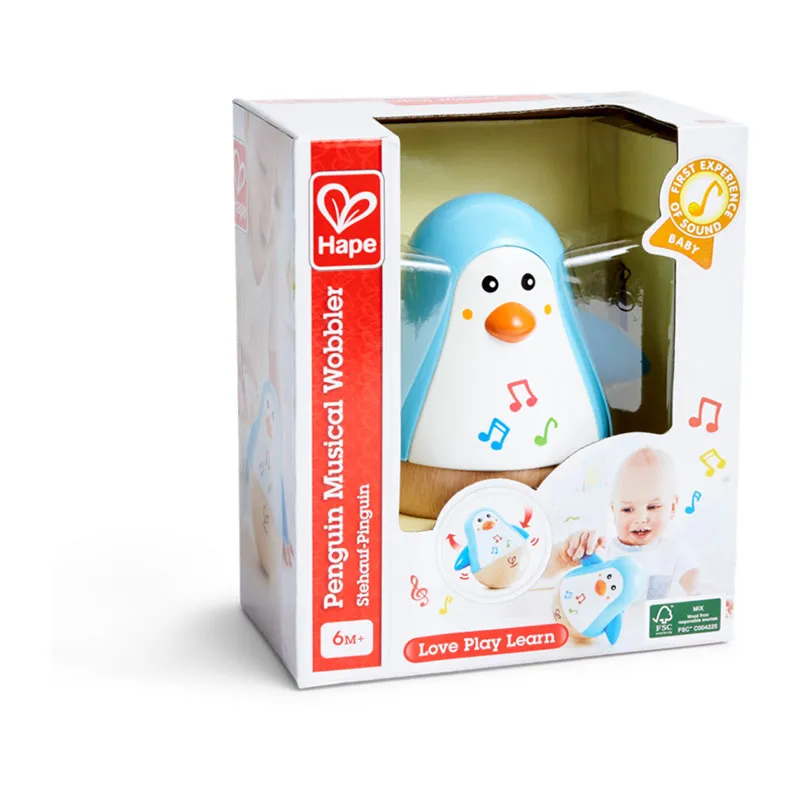 Culbuto Pingouin musical - 6m+-4