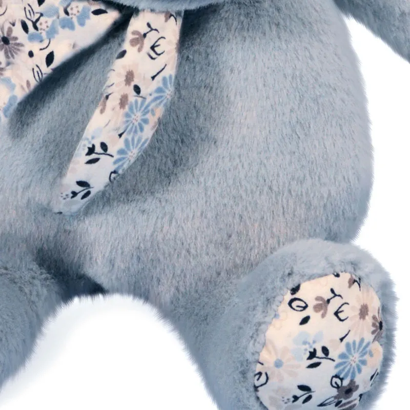 Peluche Hippopotame Bleu doux - 22cm-2