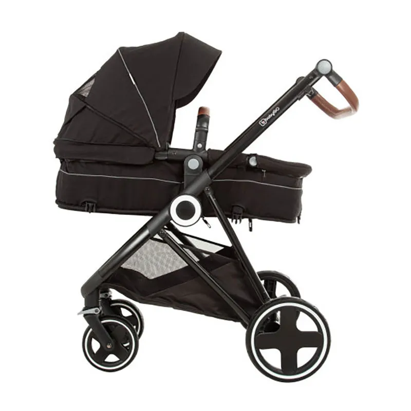 Trio Poussette transformable + Coque Gr.0+ Halime Anthracite/Noir - 0m+-9