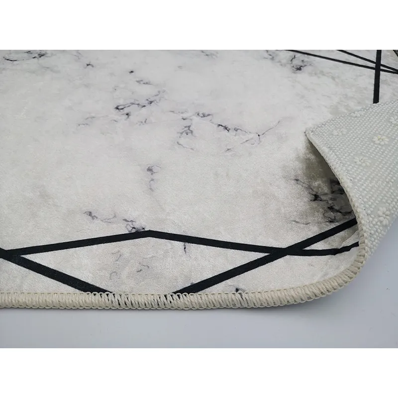 Tapis Croisé Noir-3