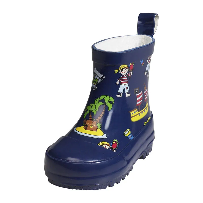 Bottes de pluie basses Pirates - Marine-0