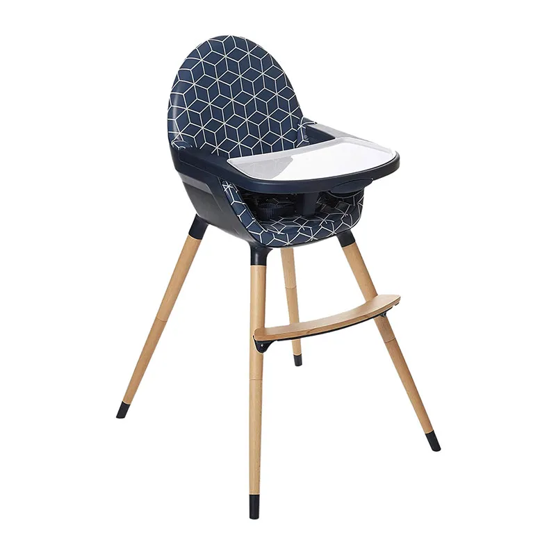 Chaise haute topseat - Bleu foncé-0