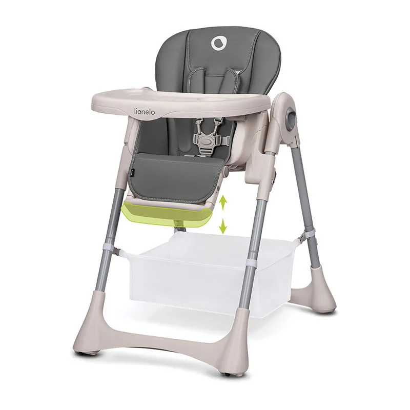Chaise-haute Zanna Gris Stone - 6m+-14