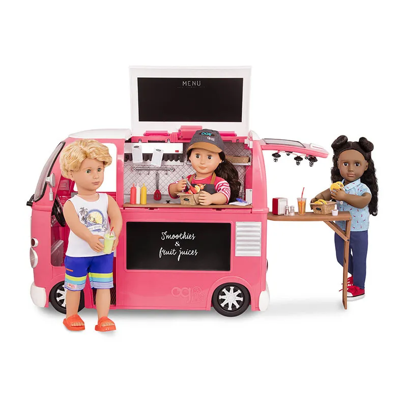 Foodtruck Rose & Accessoires - 75pcs-4