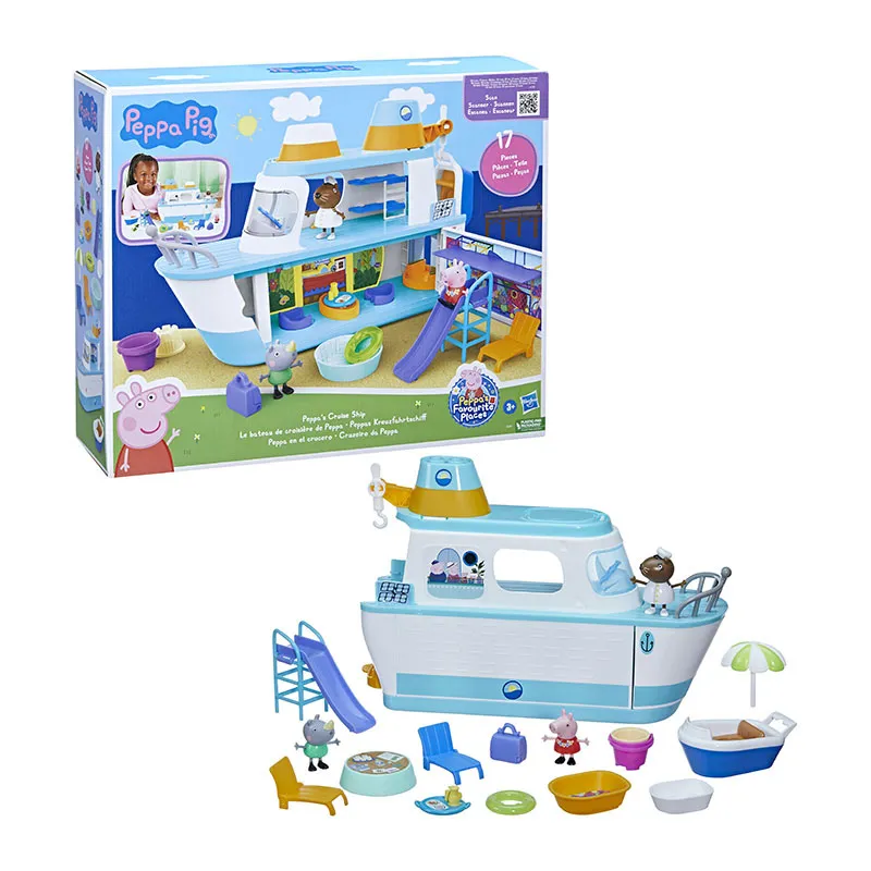 Bateau de croisière & 3 Figurines Peppa Pig - 36m+-10