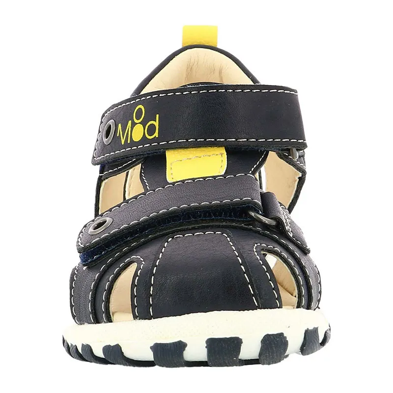 Sandales Enfant Toppo Mod 8 - Marine/Jaune-4