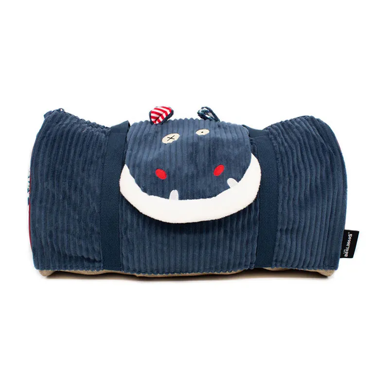 Sac week-end Hippipos l'Hippopotame - 25x48cm-0